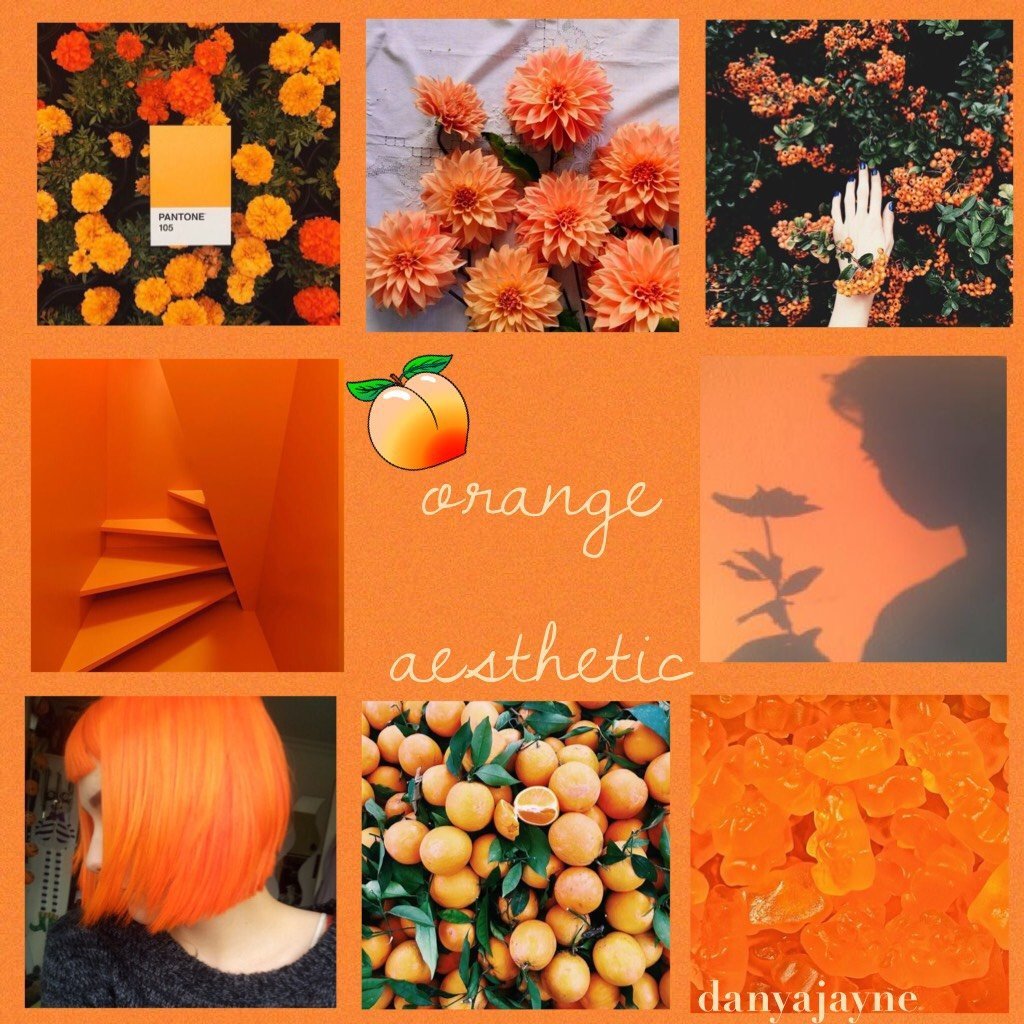 Оранжевый коллаж