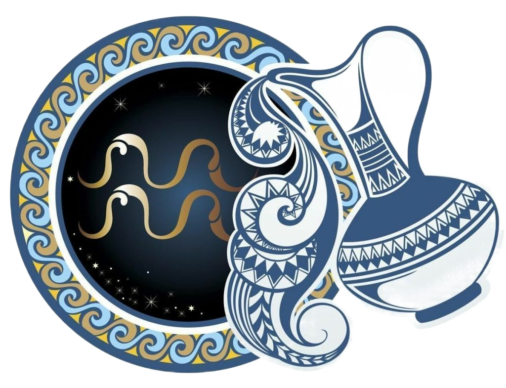 Водолей знак зодиака без фона