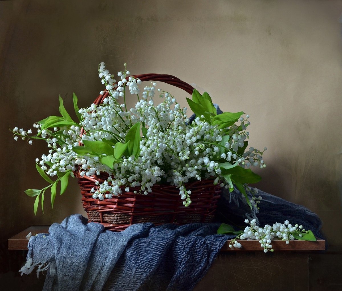 Доброе утро картинки ландыши красивые