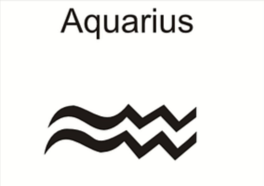 Знак Водолея тату