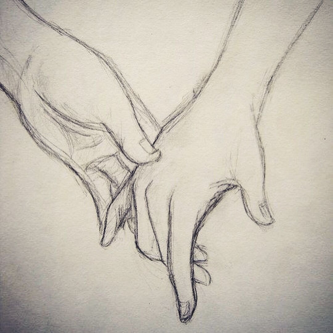 Лёгкие рисунки карандашом расставаие