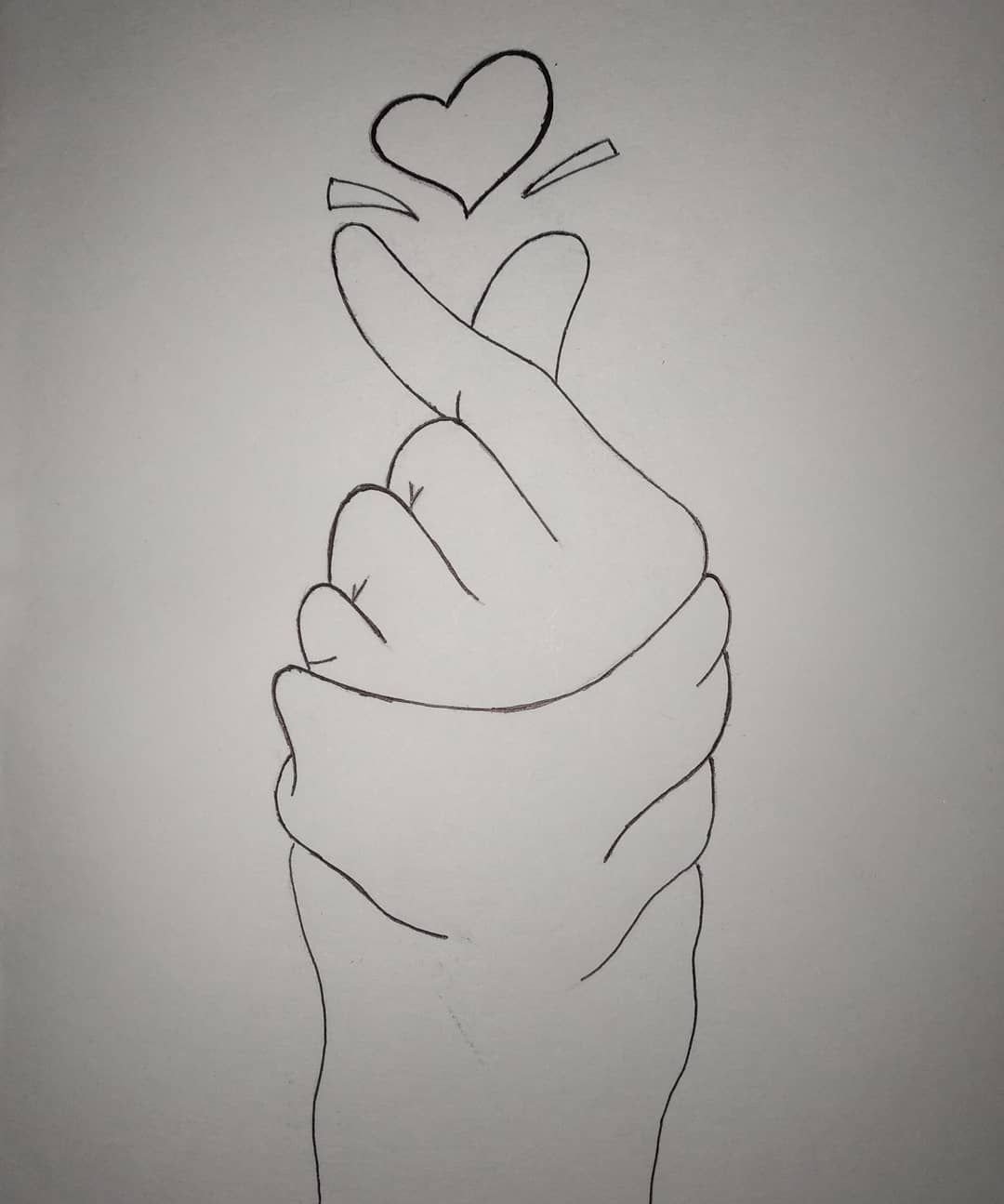 Рука для срисовки легко