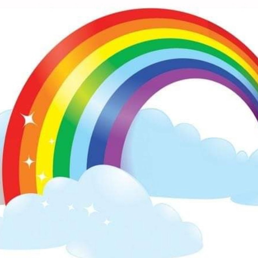 Радуга мультяшная