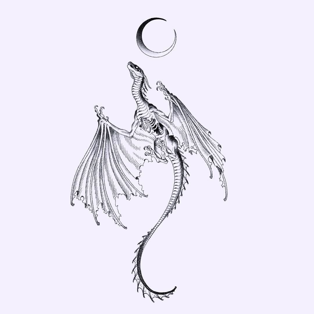 Дракон эскиз Пинтерест