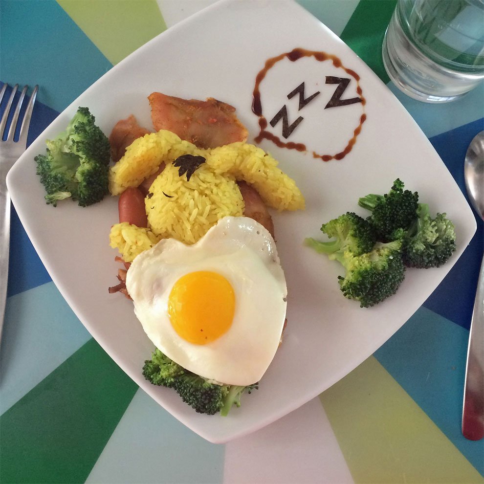 Оригинальная яичница