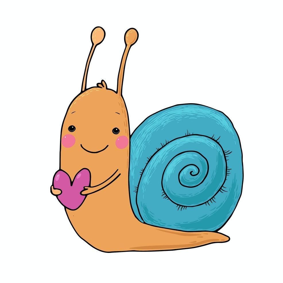 Улитка картинка для детей