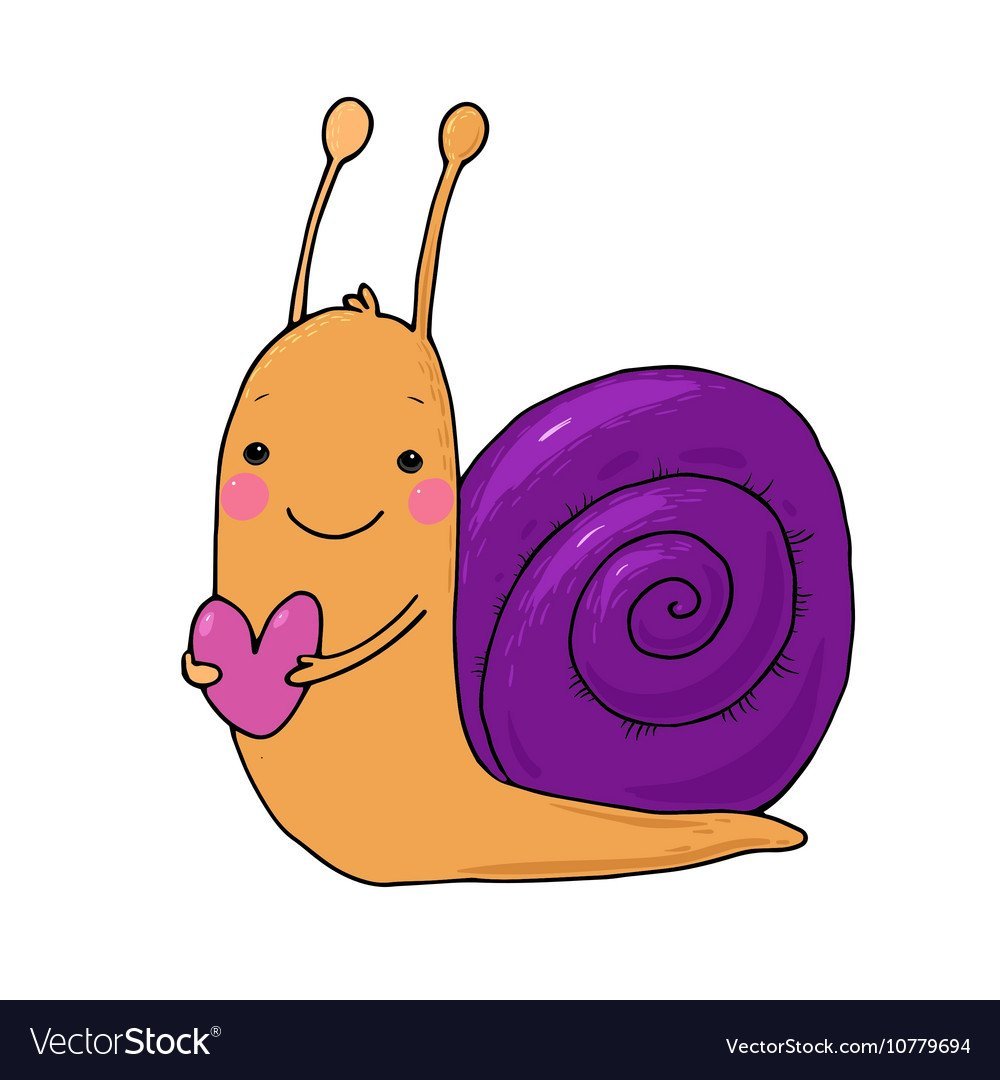 Мультяшные улитки