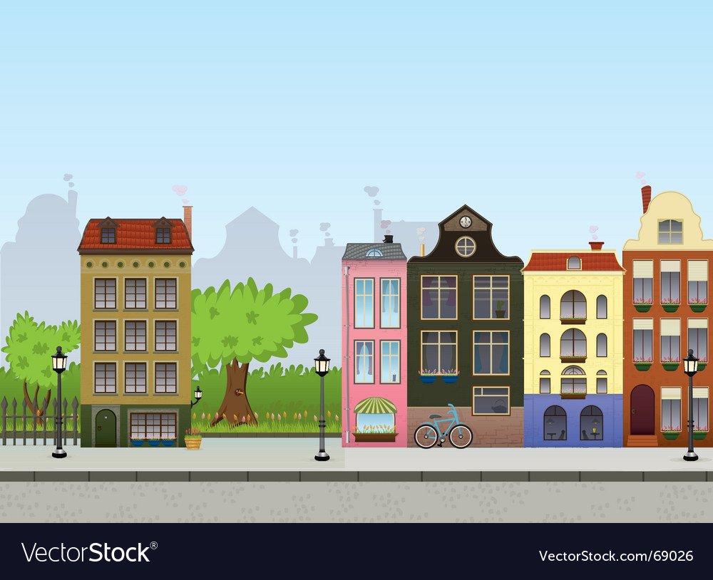 Мультипликационный город