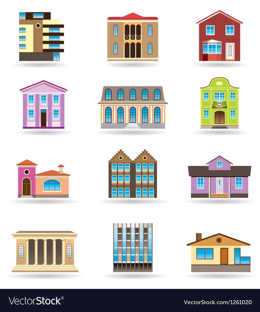 Здания разной архитектуры для дошкольников
