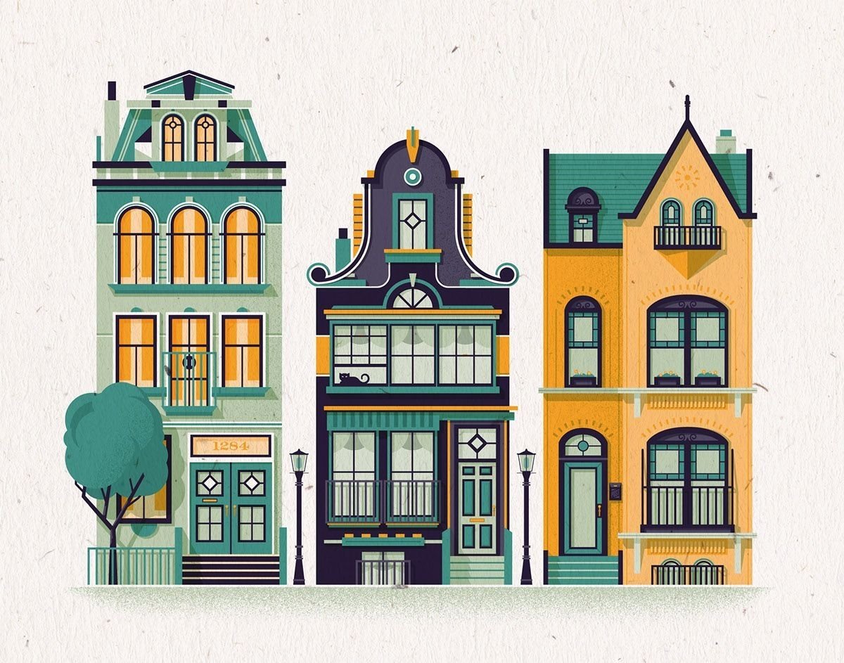 Фасады домов для детей