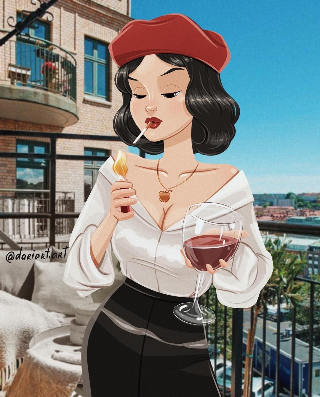 Современные принцессы Диснея Мерида