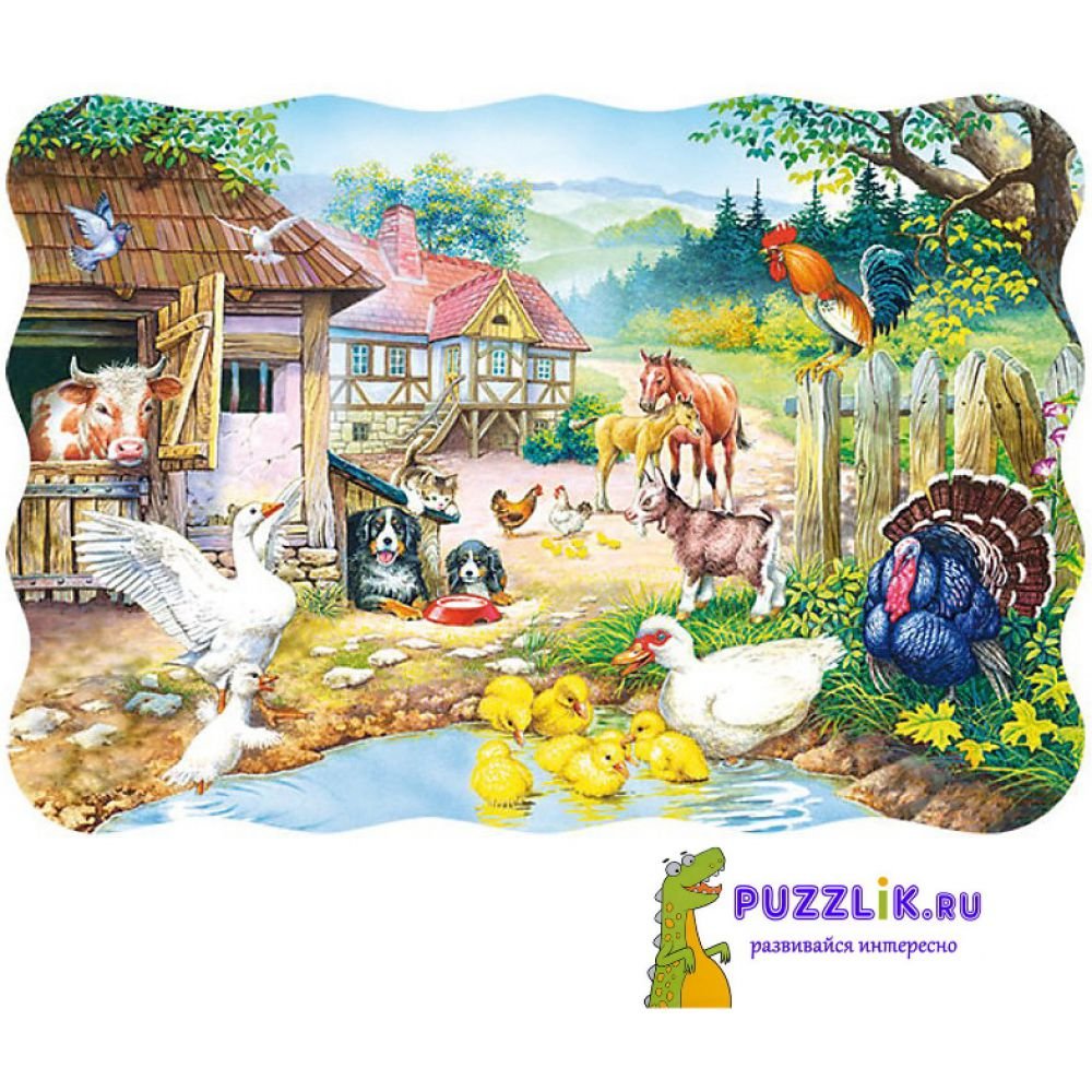 Пазл Castorland 30 деталей ферма