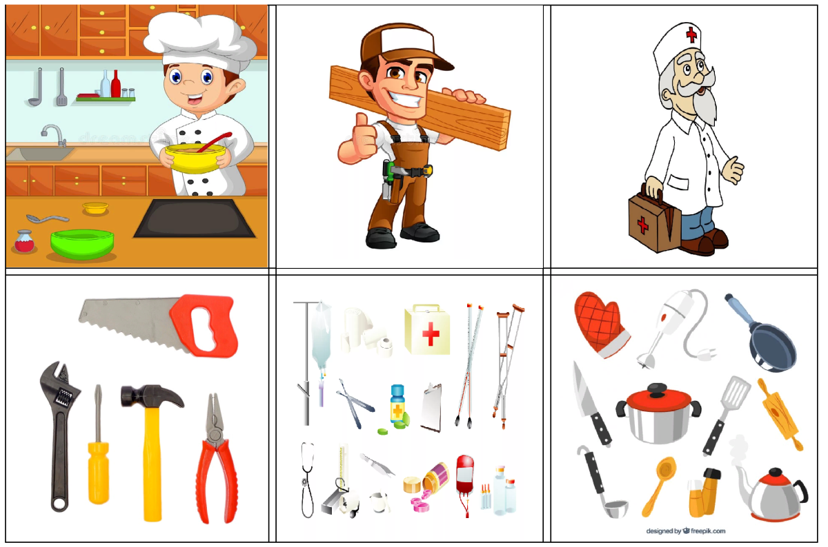 Профессии и орудия труда. Профессии и инструменты для дошкольников. Атрибуты профессий для детей. Инструменты профессии для детей.