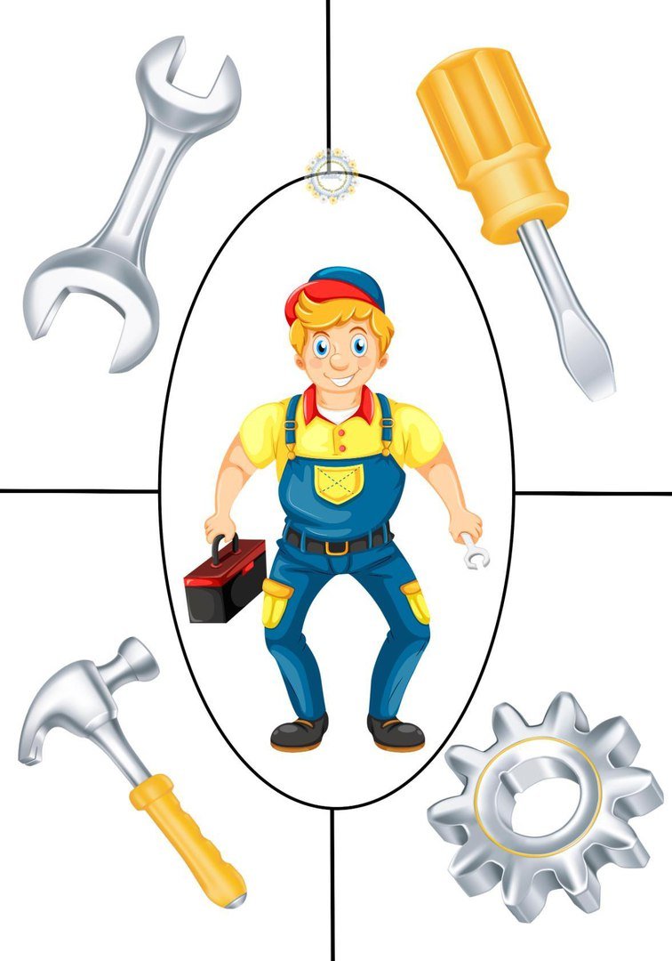 Пазлы профессии для детей