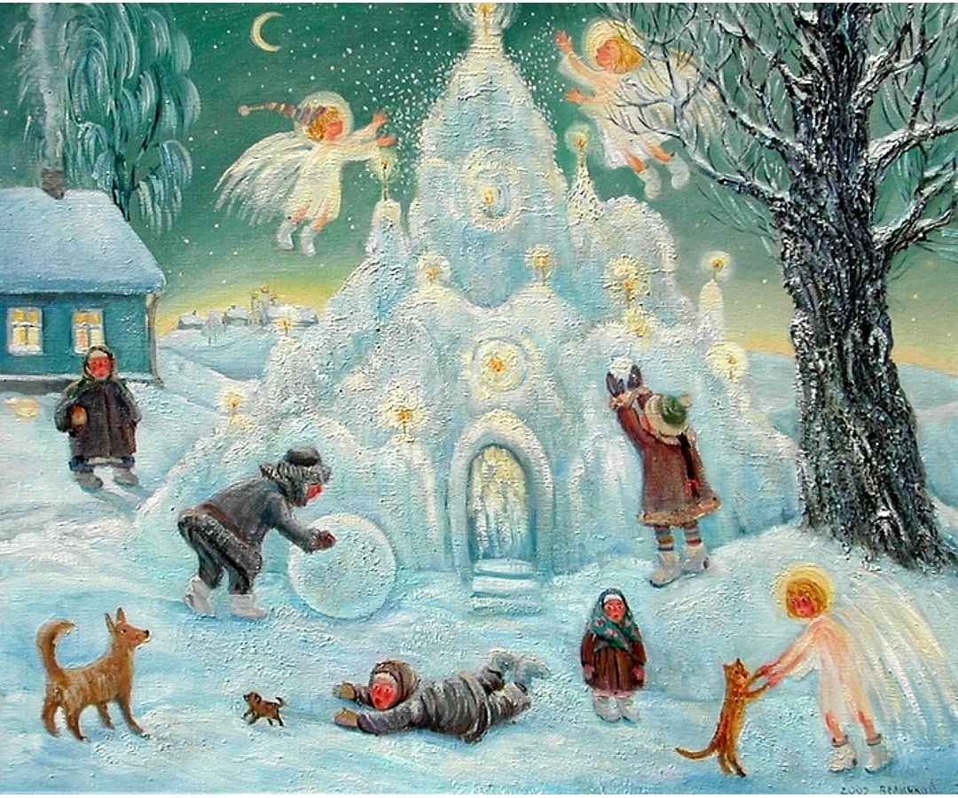 Ольга Величко снежный ангел