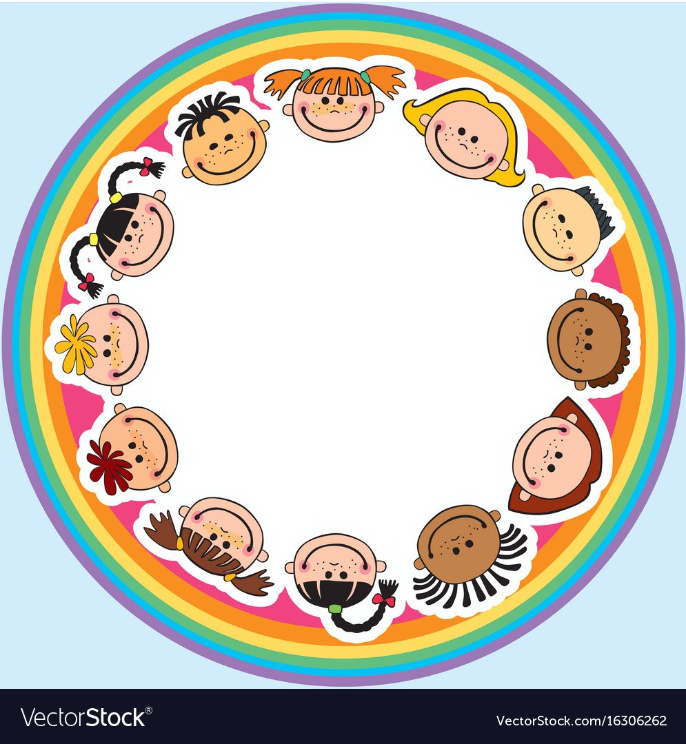 Дети стоящие в кругу