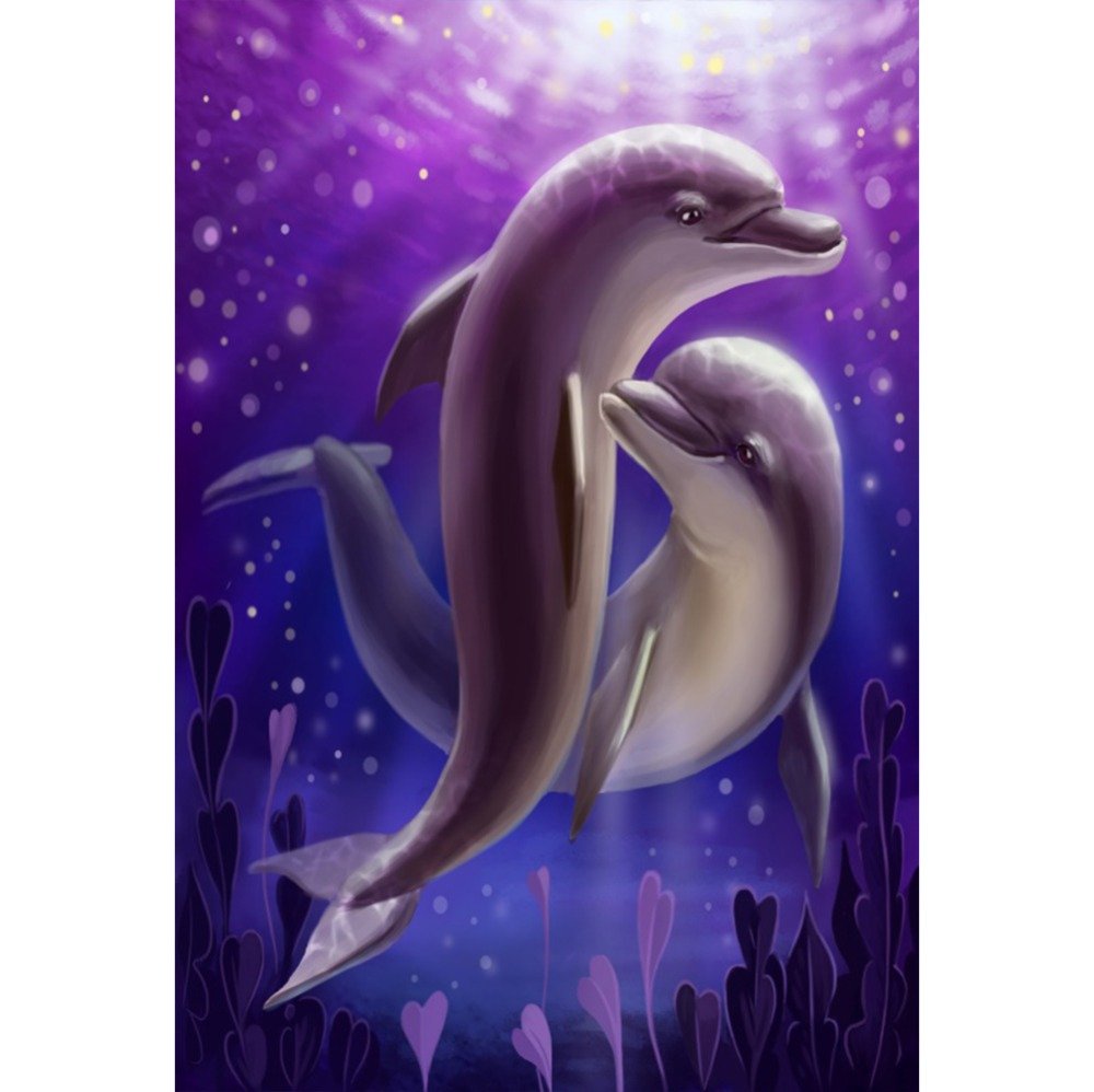 Дельфины арт