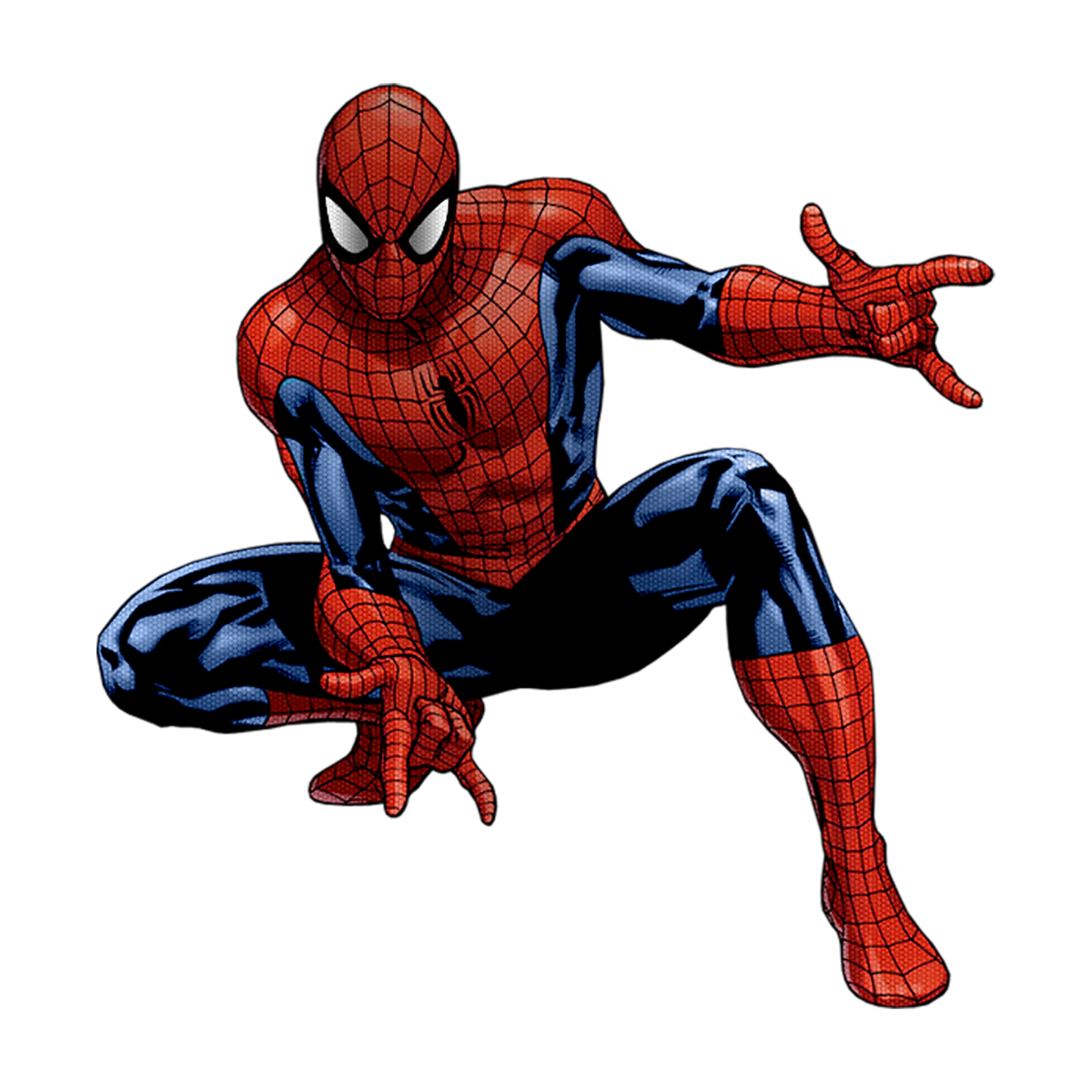 Человек паук том Холланд на белом фоне