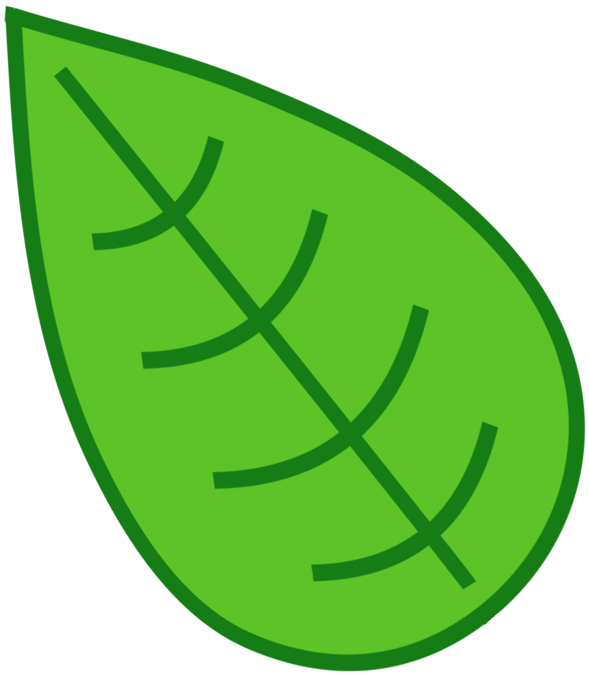 Стикеры листочек