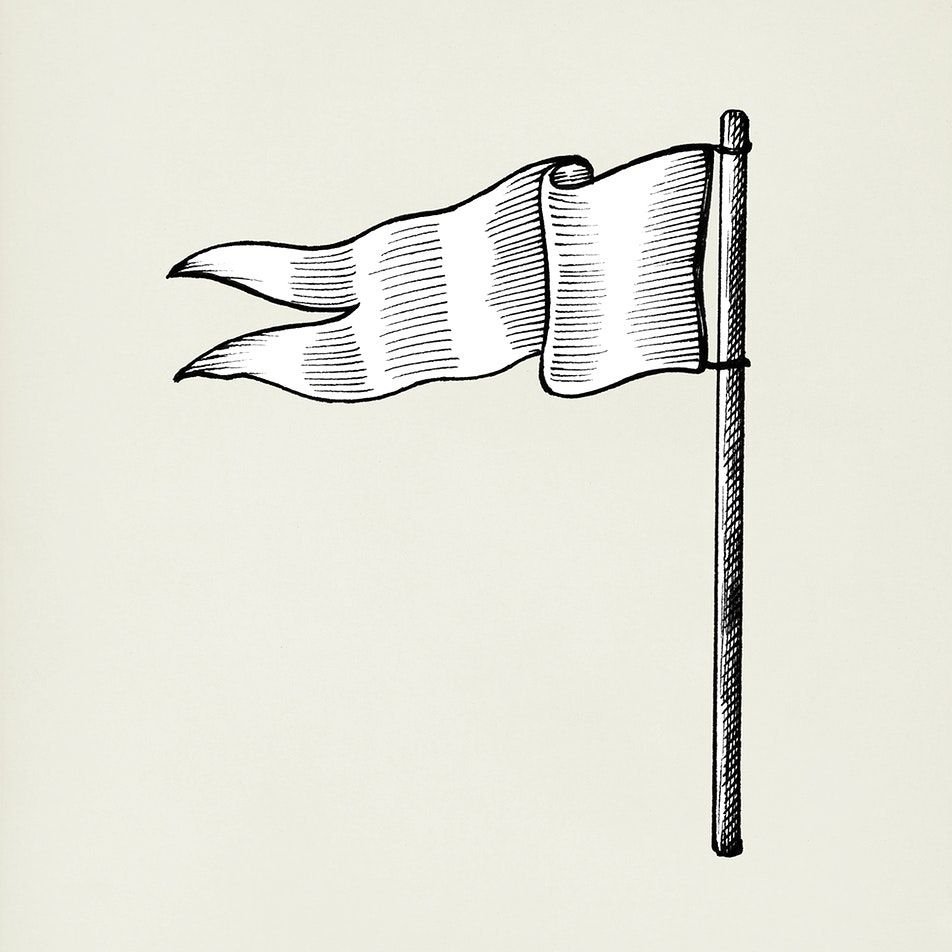 Флажок России на прозрачном фоне