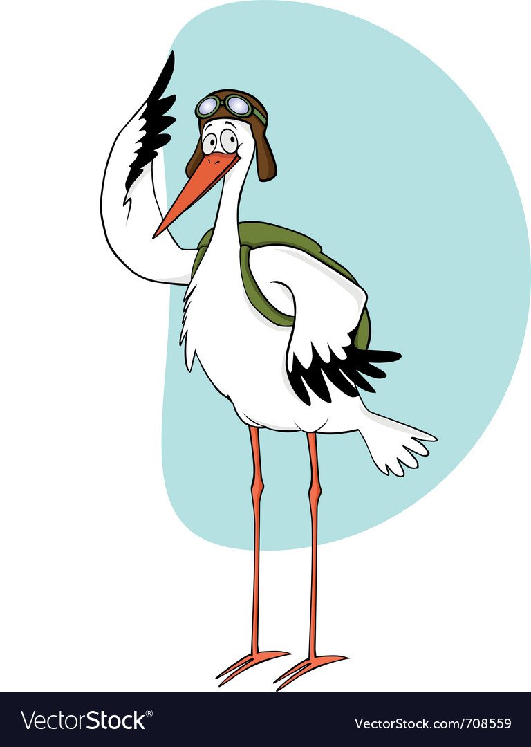 Смешной Аист