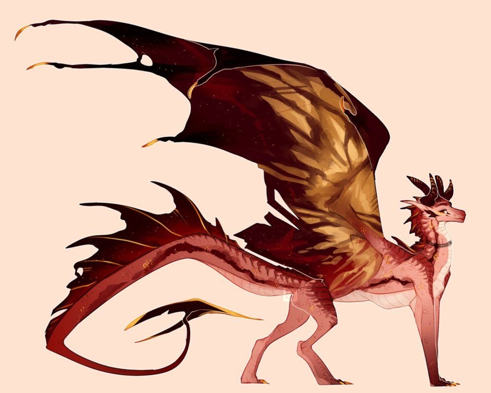 Референс дракона в полный рост