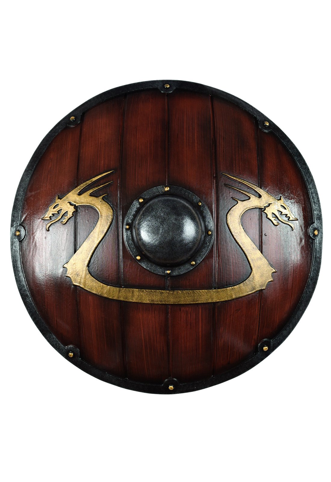 Круглый деревянный щит