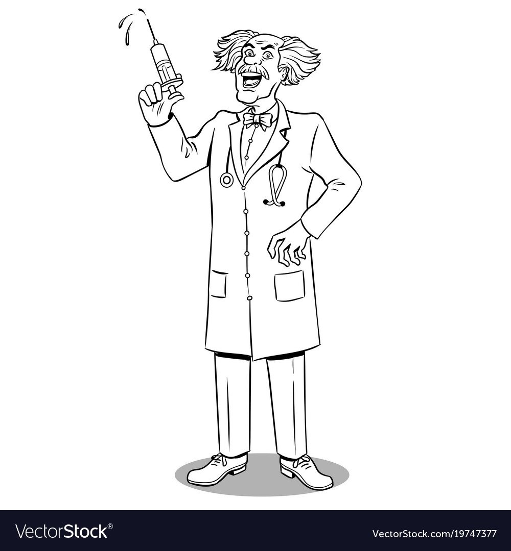 Раскраска медицинская сестра