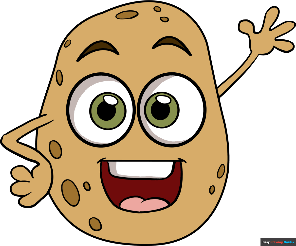 Картошка мультяшка