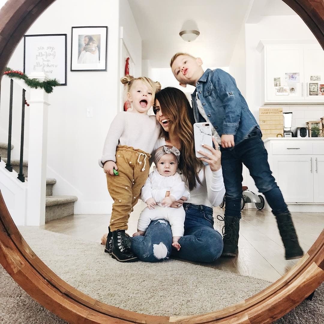 Стильные дети с родителями