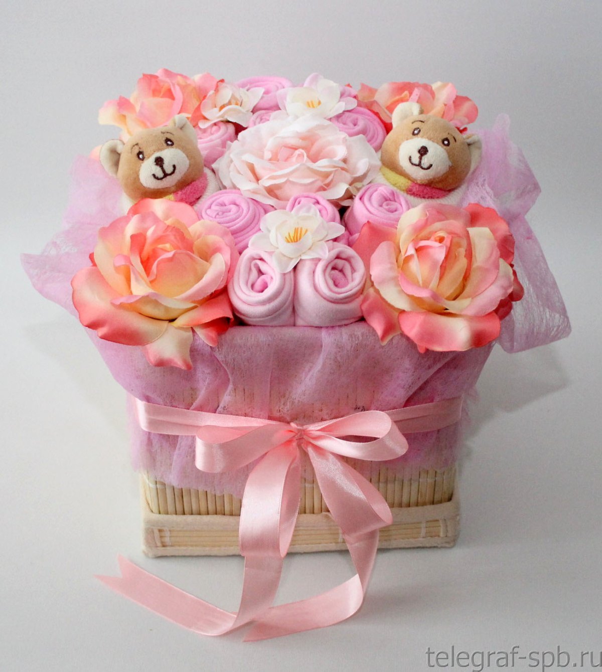 Подарочный букет для девочки