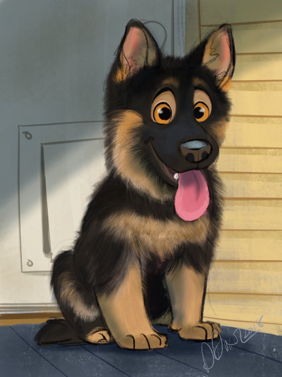 Мультяшные овчарки