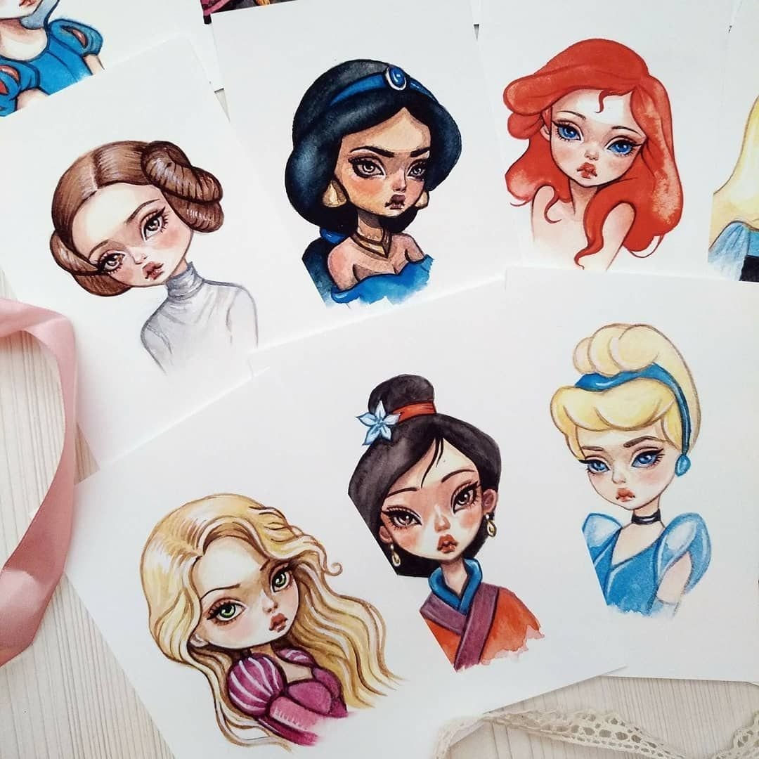 Венок с принцессами Диснея