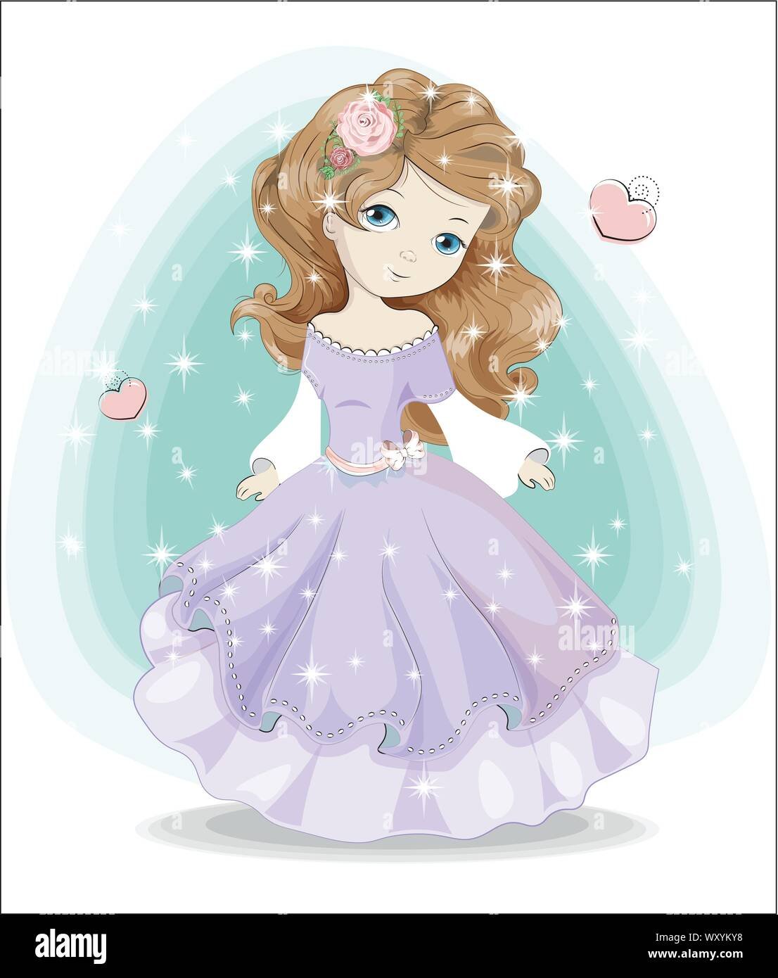 Принцессы Диснея для топперов