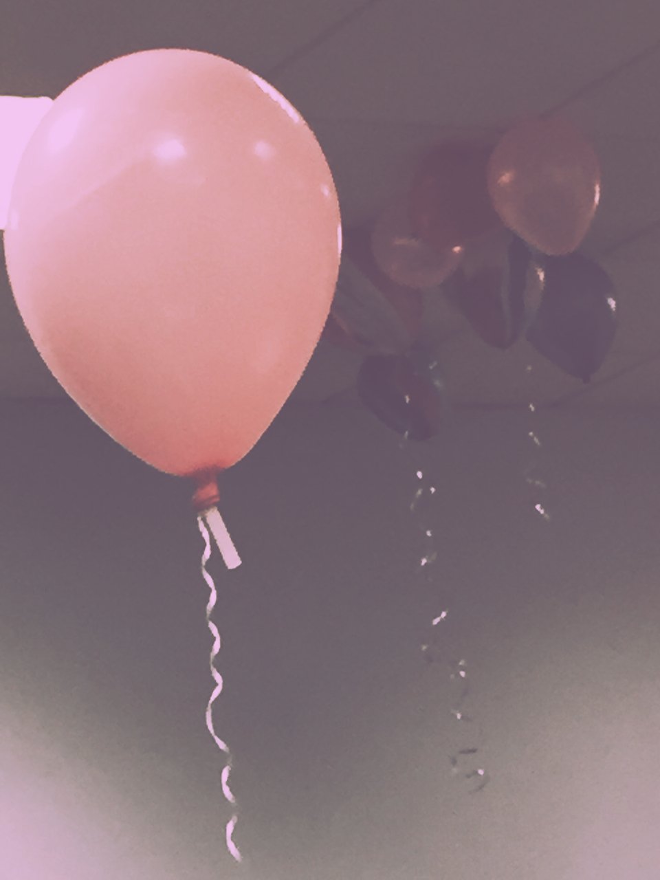Розовые воздушные шары Эстетика