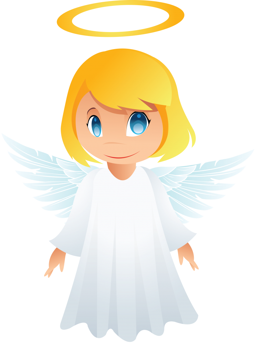 Ангел с нимбом