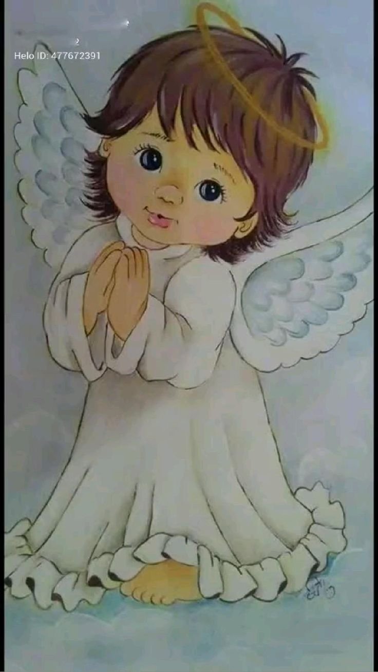 Ребенок Ангелочек с крыльями