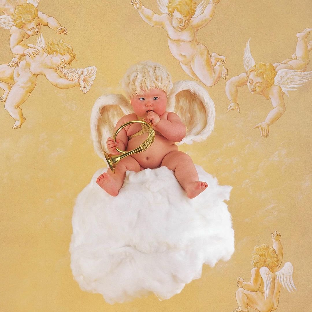 Ангелочки с цветочками