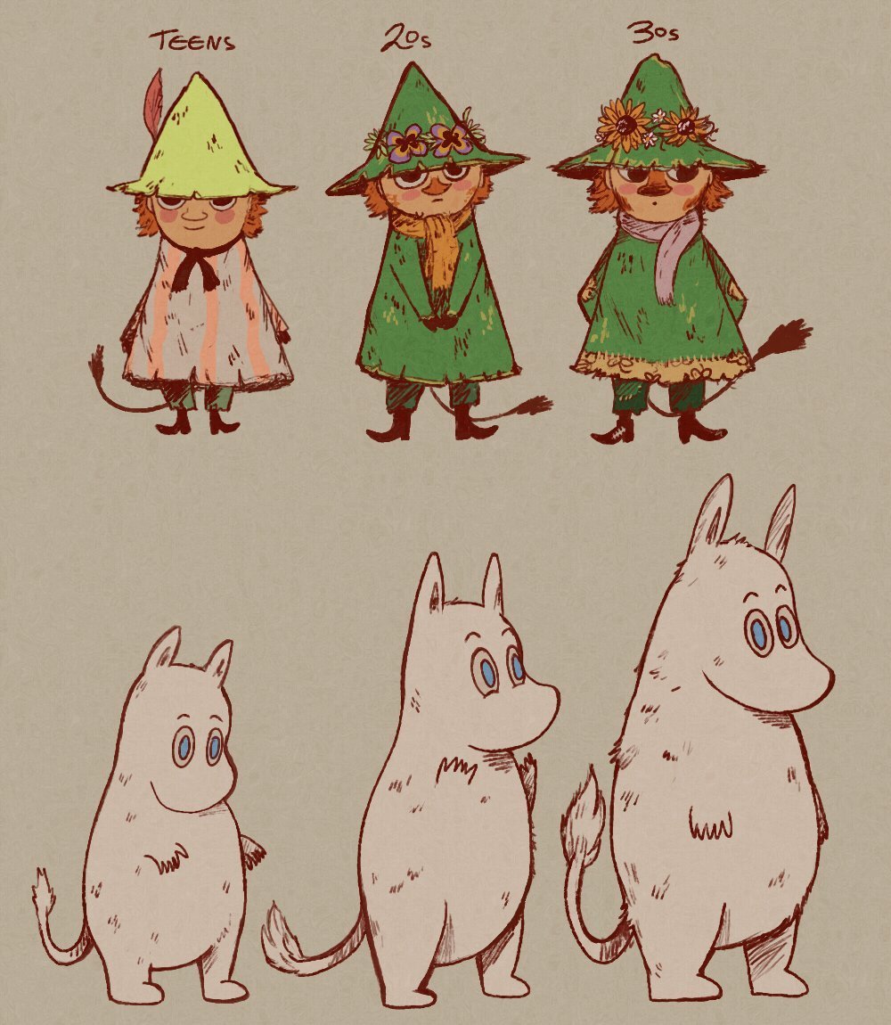 Снусмумрик и Муми Тролль