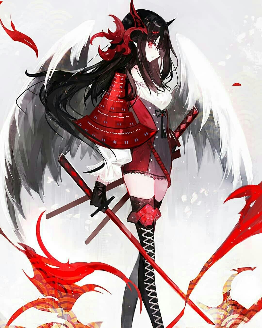 Полукровка ангел и демон аниме