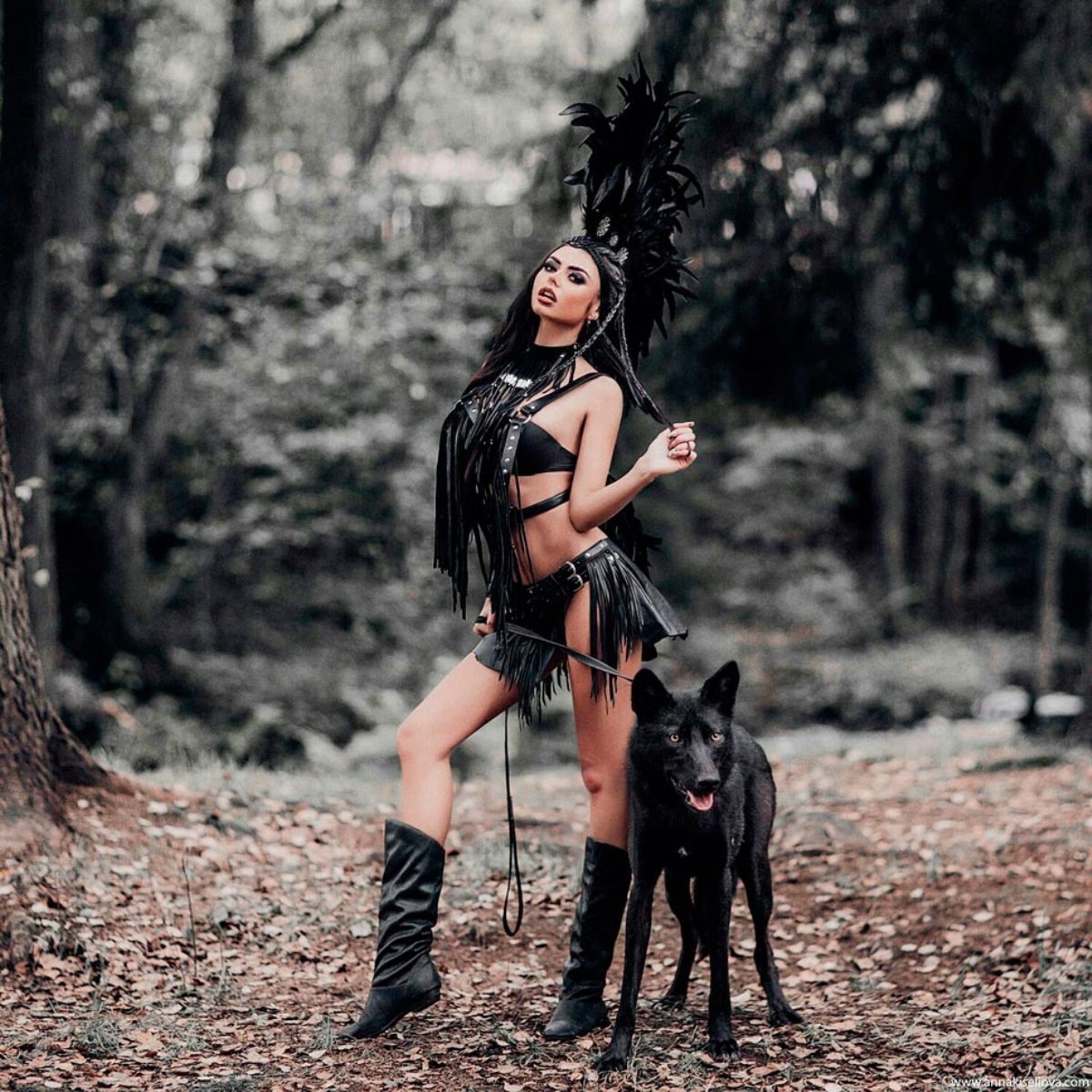 Фотосессия в стиле амазонки