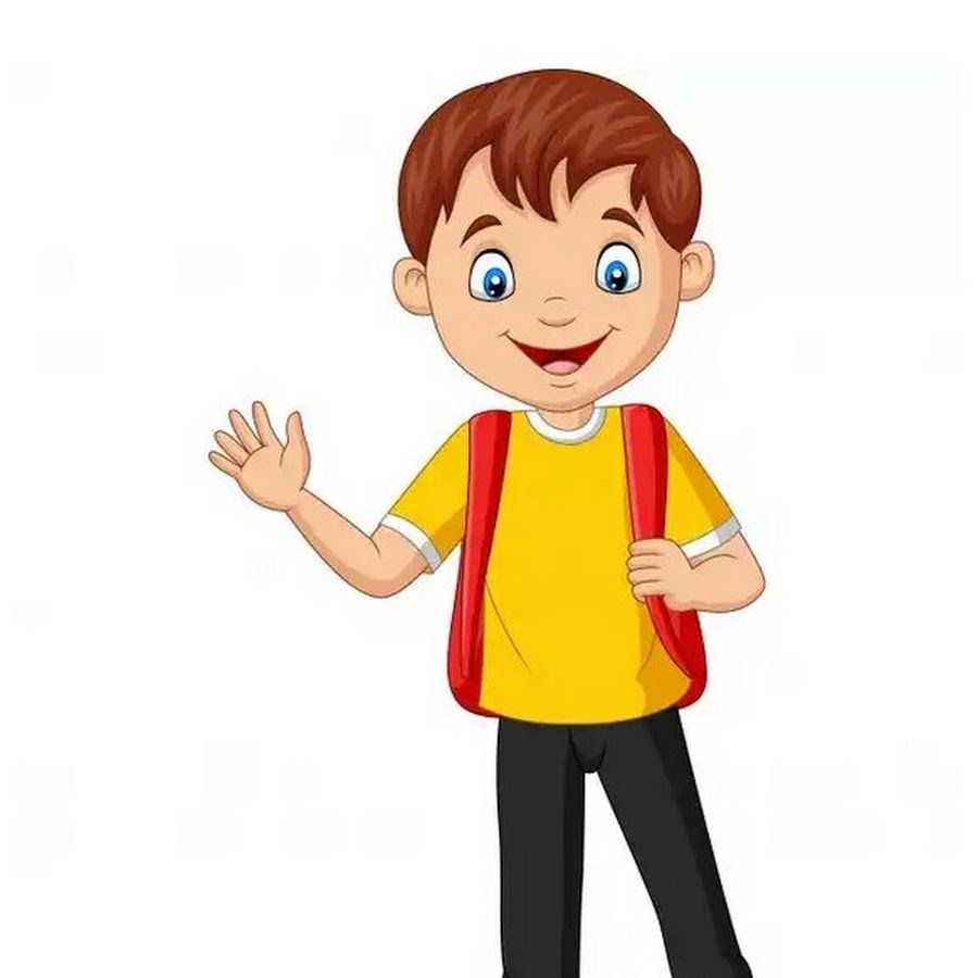 Мальчик машет рукой