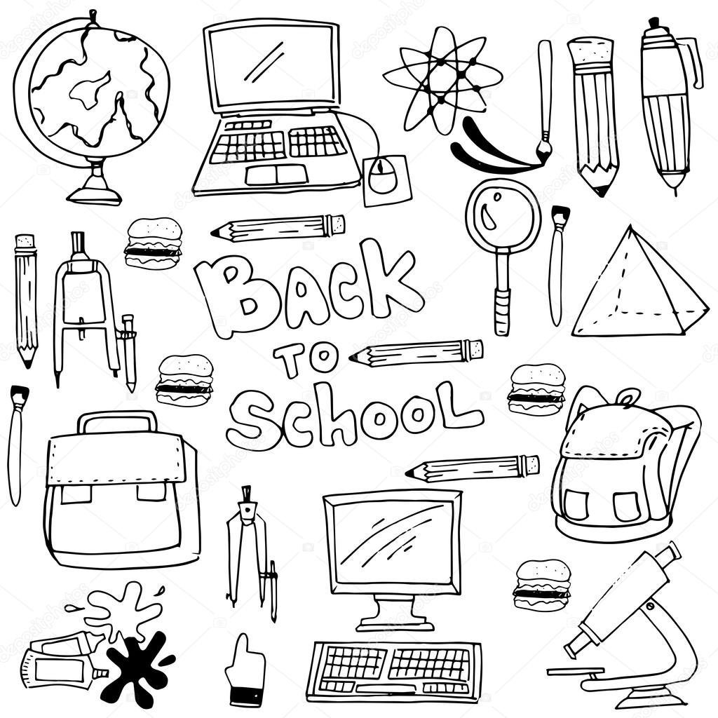 Значки паттерн школа