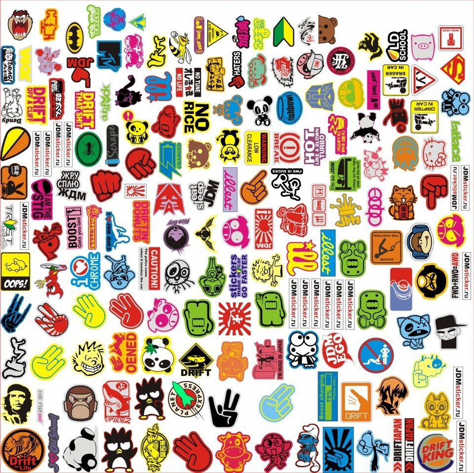 Маленькие наклейки