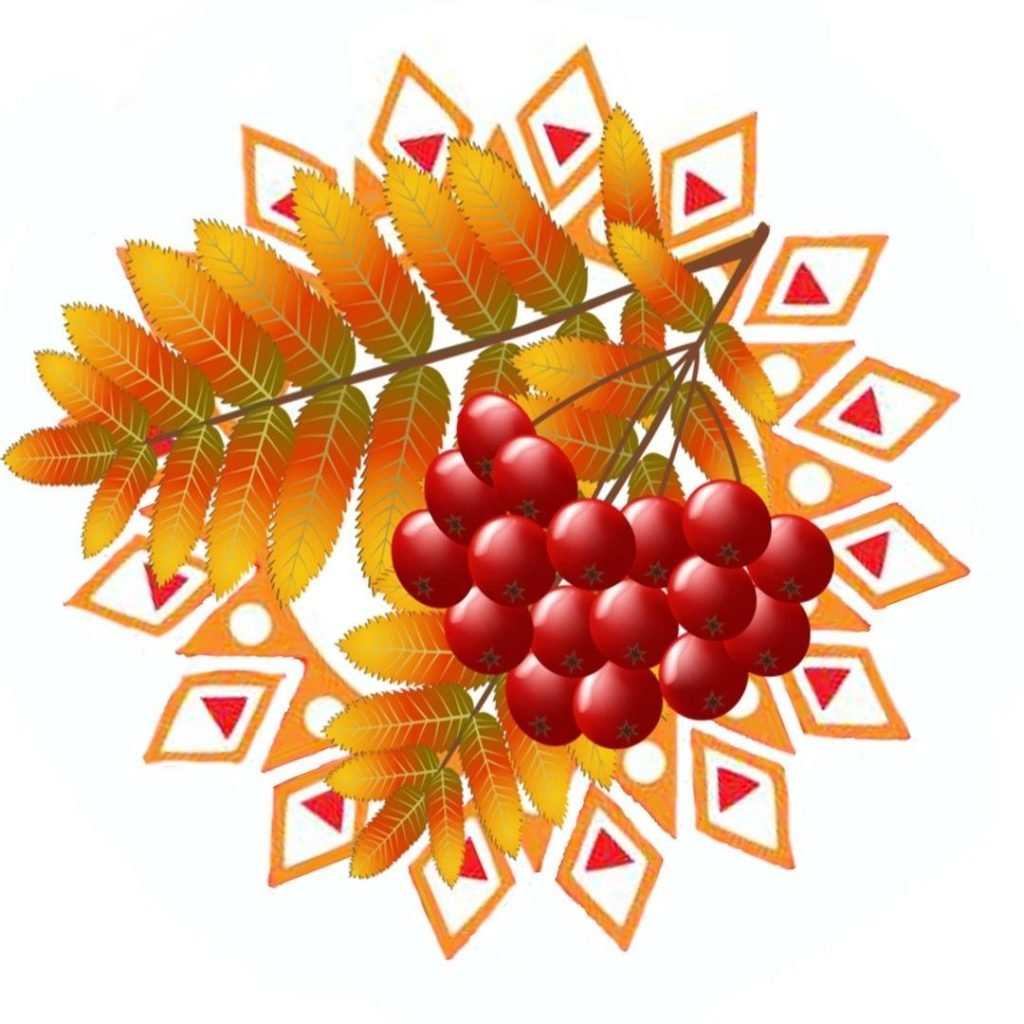 Рисование с детьми дерево рябины