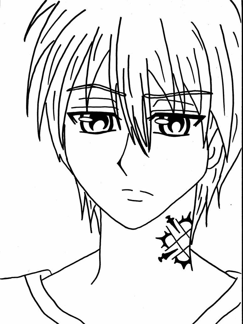 Раскраска аниме парни красивые