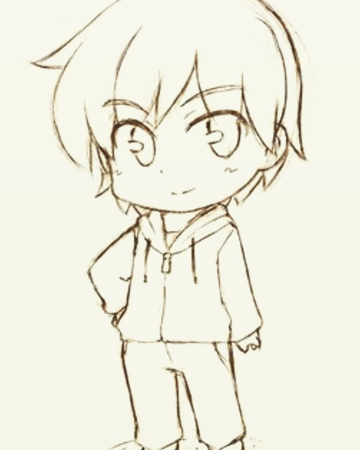 Чиби мальчики для срисовки
