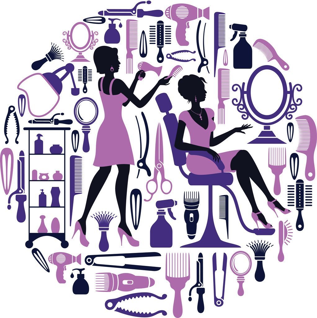 Парикмахерские принадлежности мультяшные