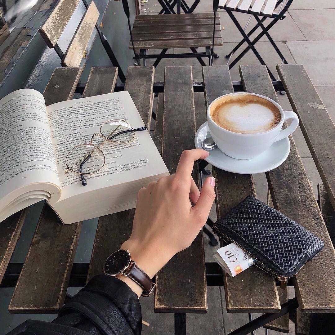 Эстетика книг и кофе