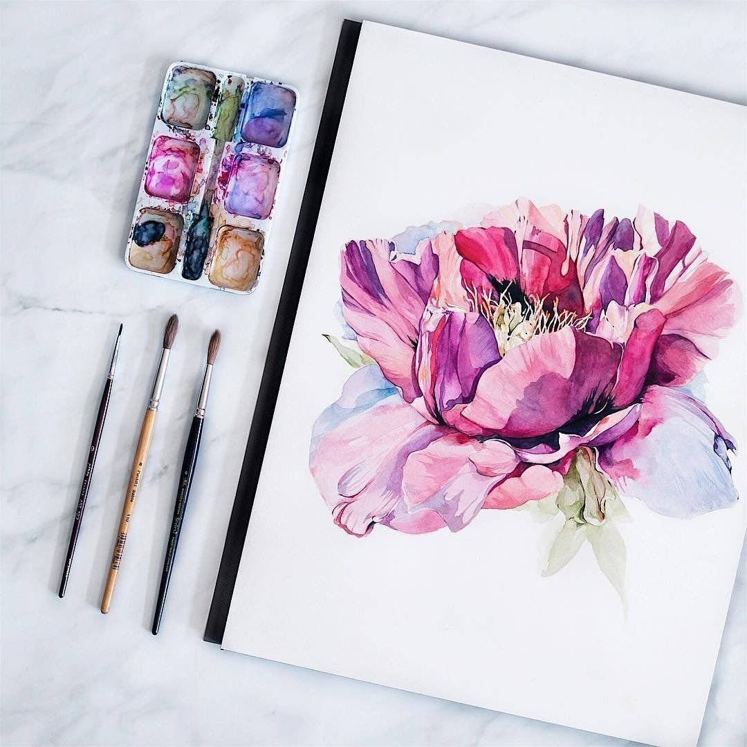 Акварель для инстаграмма